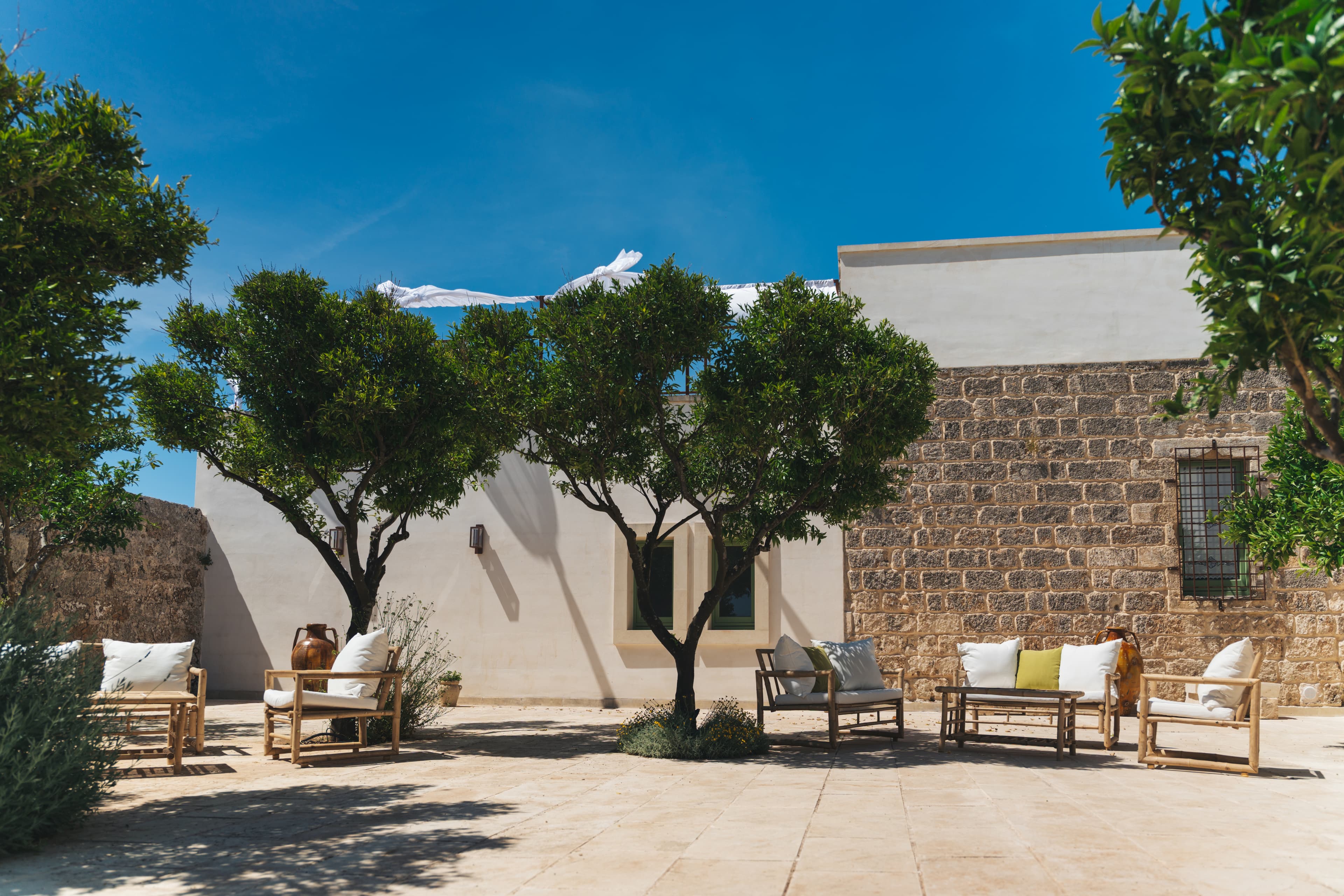 Paesaggio intorno alla masseria