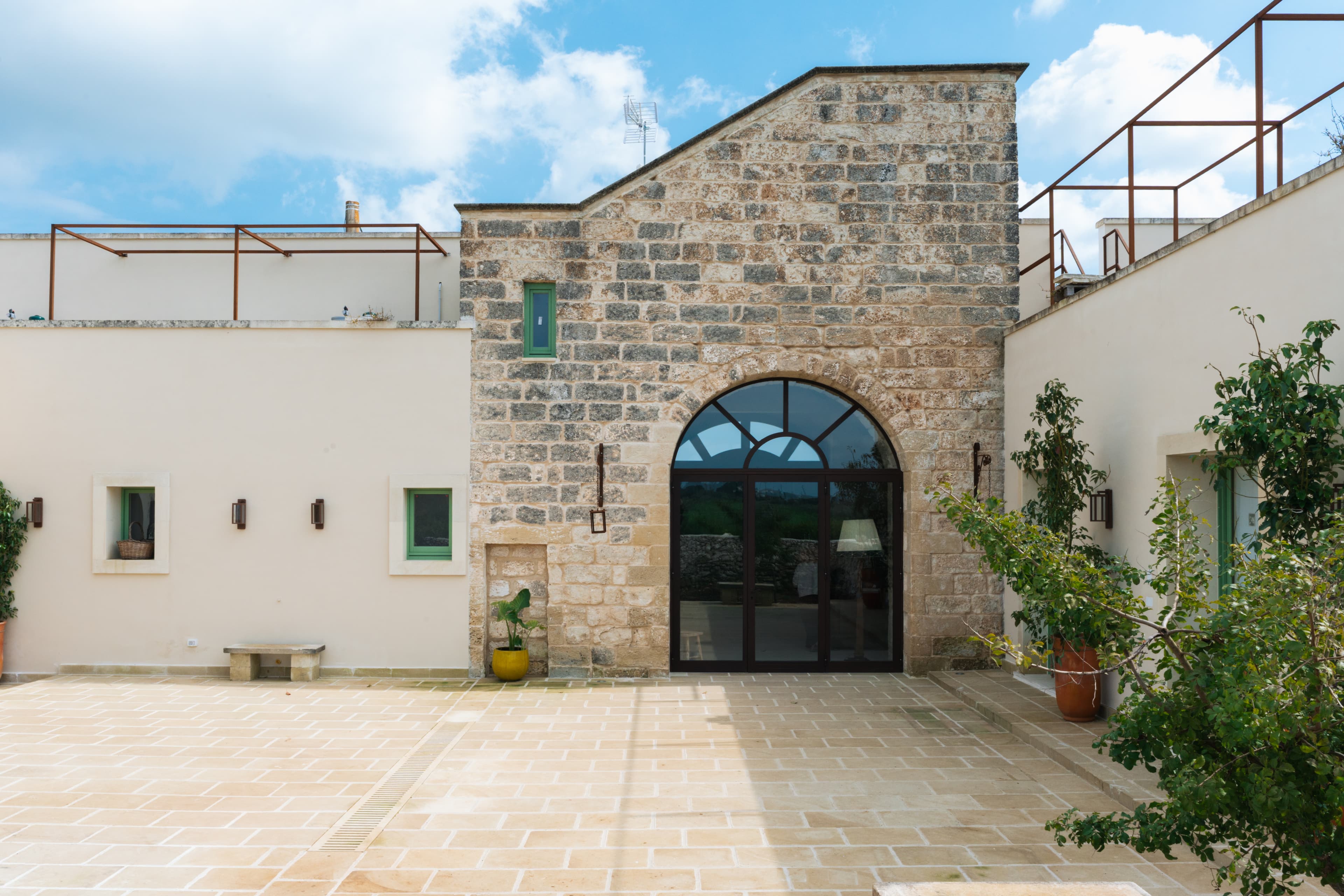 Paesaggio intorno alla masseria