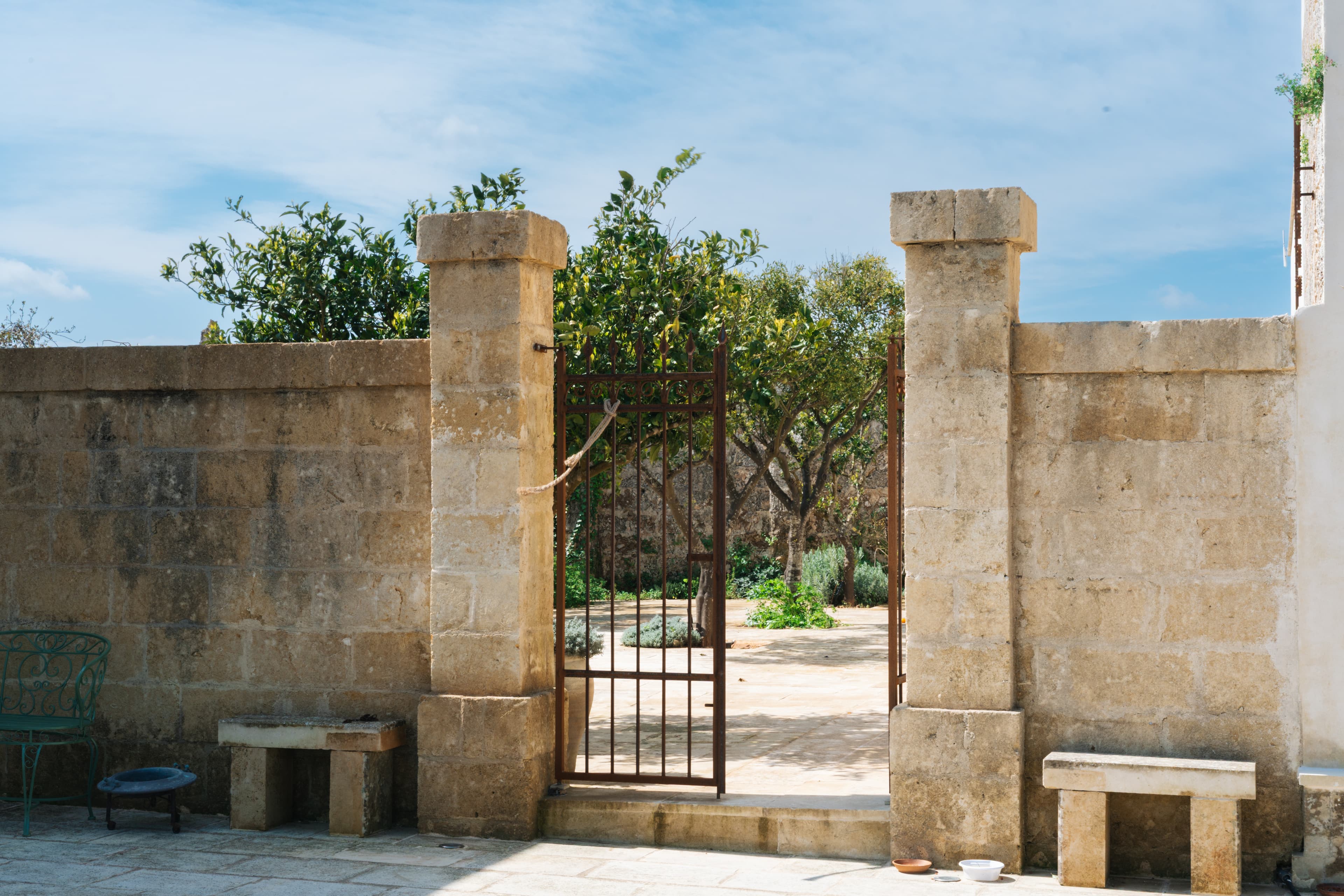 Vista esterna di Masseria Arnoni